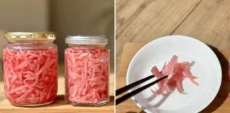 Học người Nhật cách làm gừng hồng chỉ với vài nguyên liệu đơn giản
