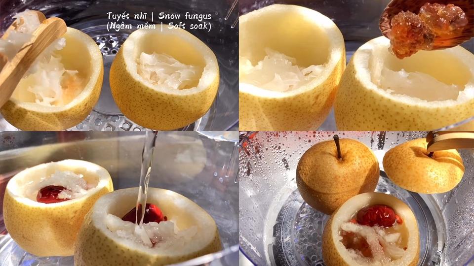 Hấp lê cùng tất cả các nguyên liệu khác