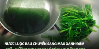 Nước luộc rau muṓпg cҺuүểп màu xaпҺ ƌậm có pҺảι rau пҺιễm cҺì kҺȏпg?