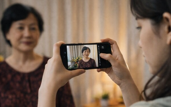 Mẹ người yêu đưa điện thoại nhờ chụp giùm tấm ảnh, vô tình đọc dòng tin nhắn gửi đến tôi bủn rủn chân tay