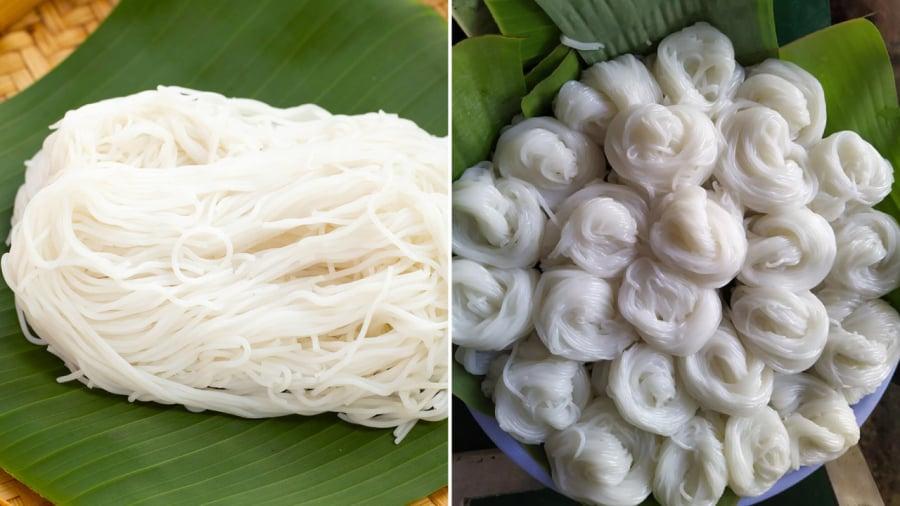 Một số cơ sở sản xuất có thể thêm phụ gia để bún có màu sắc sáng bóng, sợi dai hơn, bảo quản được lâu hơn.