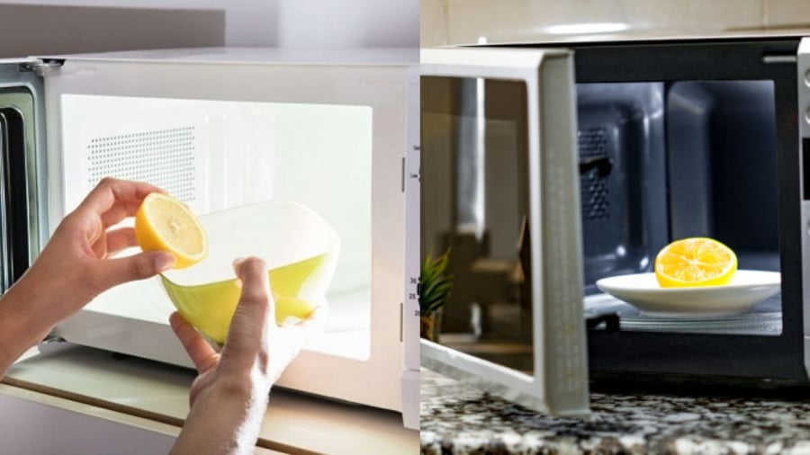 Lò vi sóng giúp vắt cam chanh ᵭược nhiḕu nước hơn