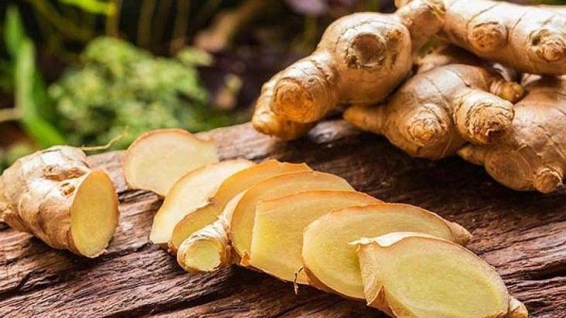 Gừng có tác dụng kháng viêm tốt. Ảnh minh họa